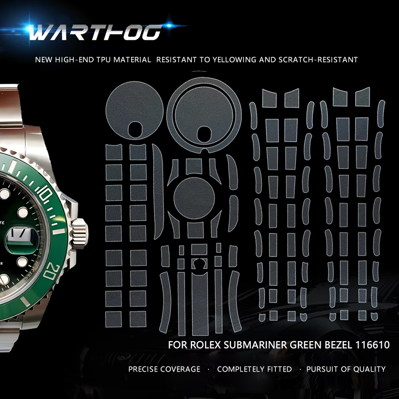 Luxury Watch Investment - เหมาะสําหรับ Rolex Submariner 116613 นาฬิกาป้องกันฟิล์ม 40
