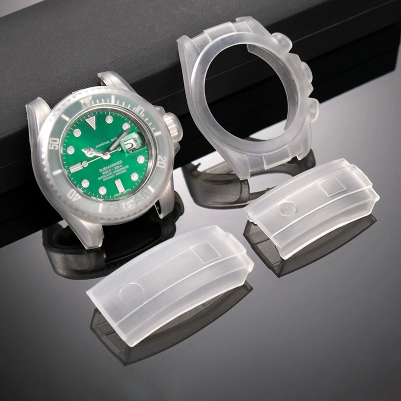 Luxury Watch Investment - เคสป้องกันนาฬิกา ฟิล์มป้องกันรอยขีดข่วนซิลิโคนกันน้ำแบบโปร่งใสสำหรับ Rolex Water Ghost DayTona