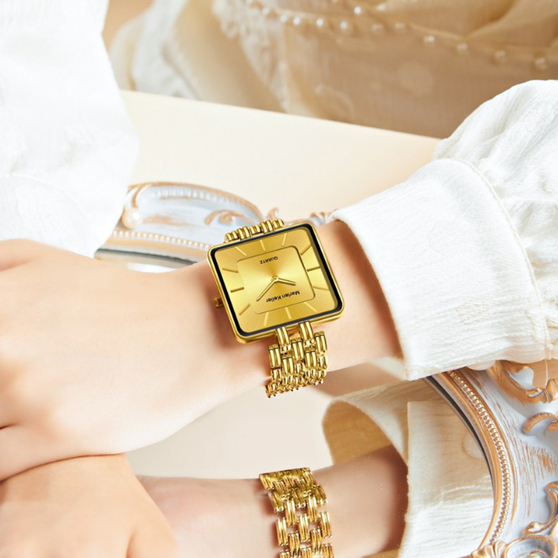 นาฬิกาข้อมือผู้หญิงทรงสี่เหลี่ - Luxury Watch Top 10 บทวิจารณ์และราคา