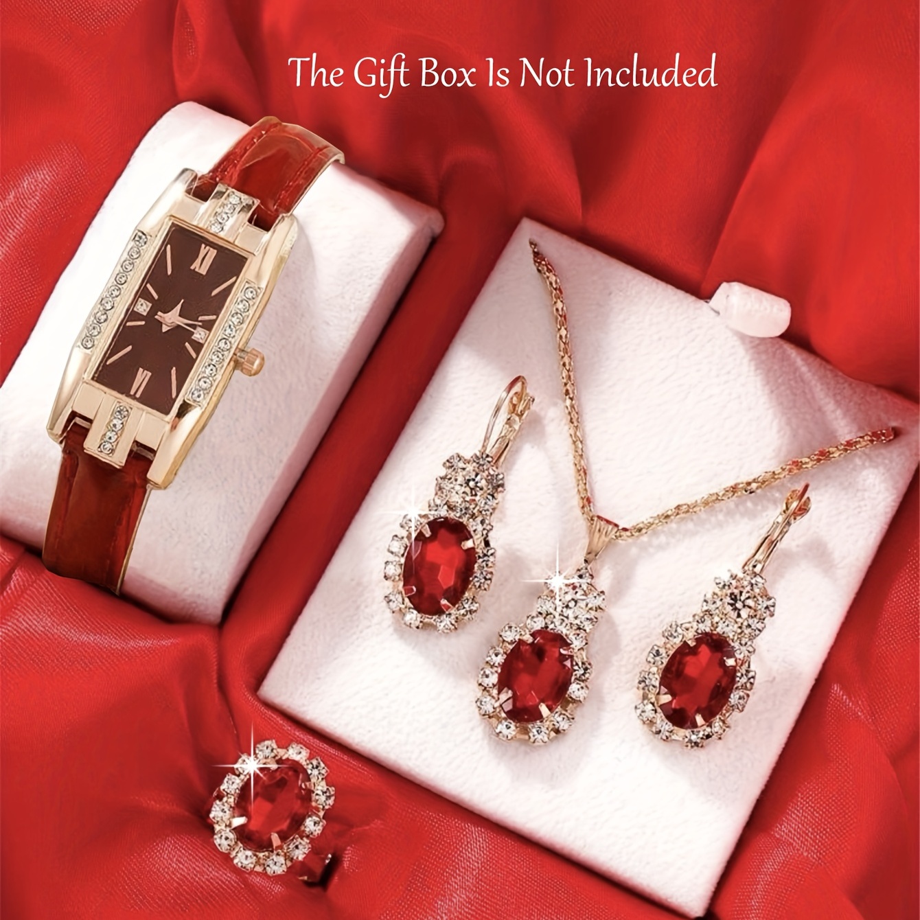 นาฬิกาข้อมือผู้หญิงทรงสี่เหลี่ - Luxury Watch Gift For Her บทวิจารณ์และราคา