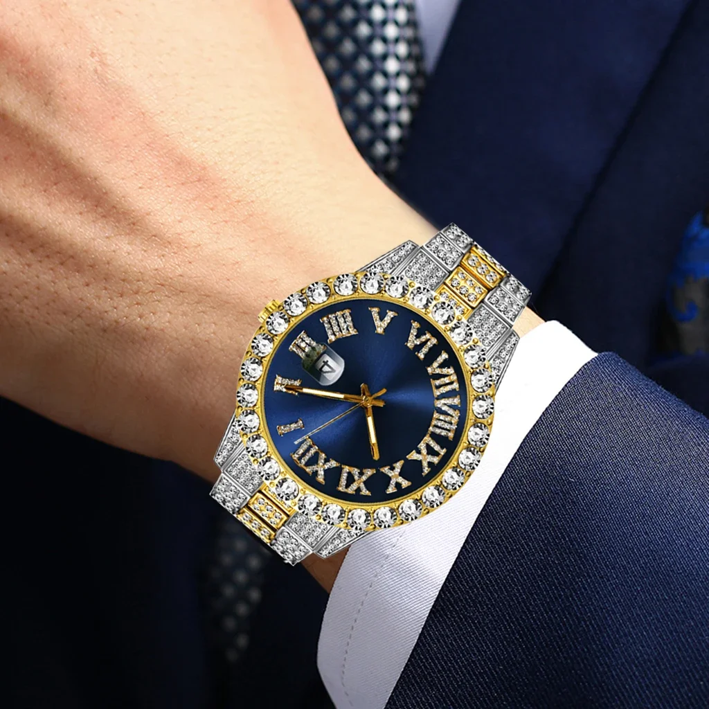 Iced Out นาฬิกาผู้ชายแบรนด์หรู - Luxury Watch Iceberg บทวิจารณ์และราคา