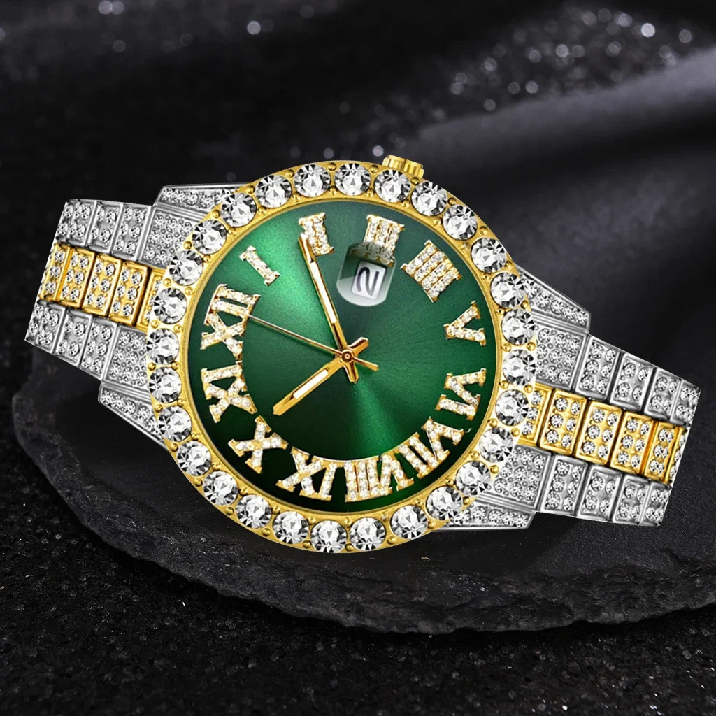 Iced Out นาฬิกาผู้ชายแบรนด์หรู - Luxury Watch Iceberg บทวิจารณ์และราคา