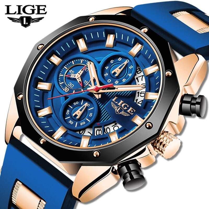 Lige นาฬิกาแฟชั่นผู้ชายแบรนด์ช - Luxury Watch Maker บทวิจารณ์และราคา
