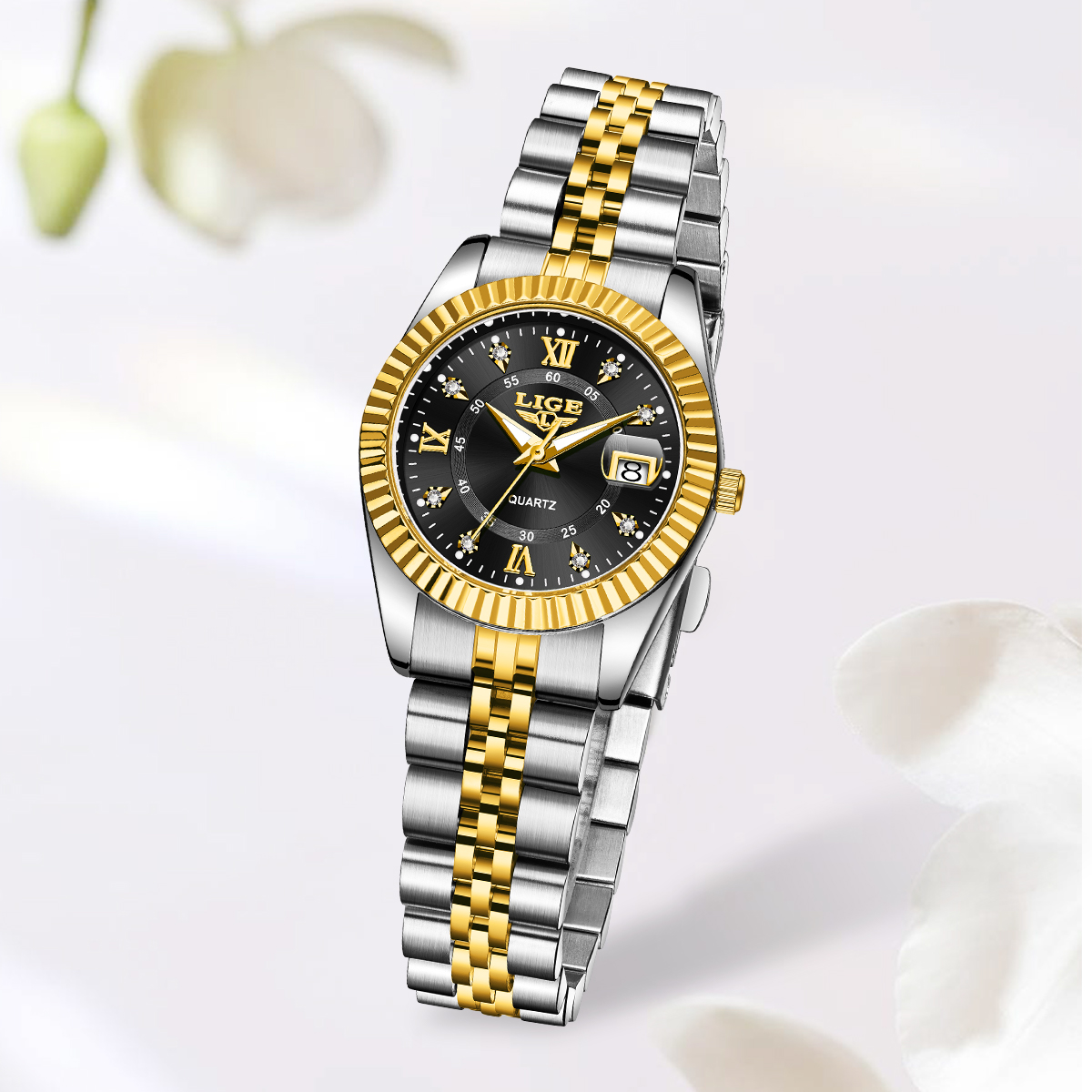 LIGE แฟชั่น Elegant ผู้หญิงนาฬ - Luxury Watch Top 10 บทวิจารณ์และราคา