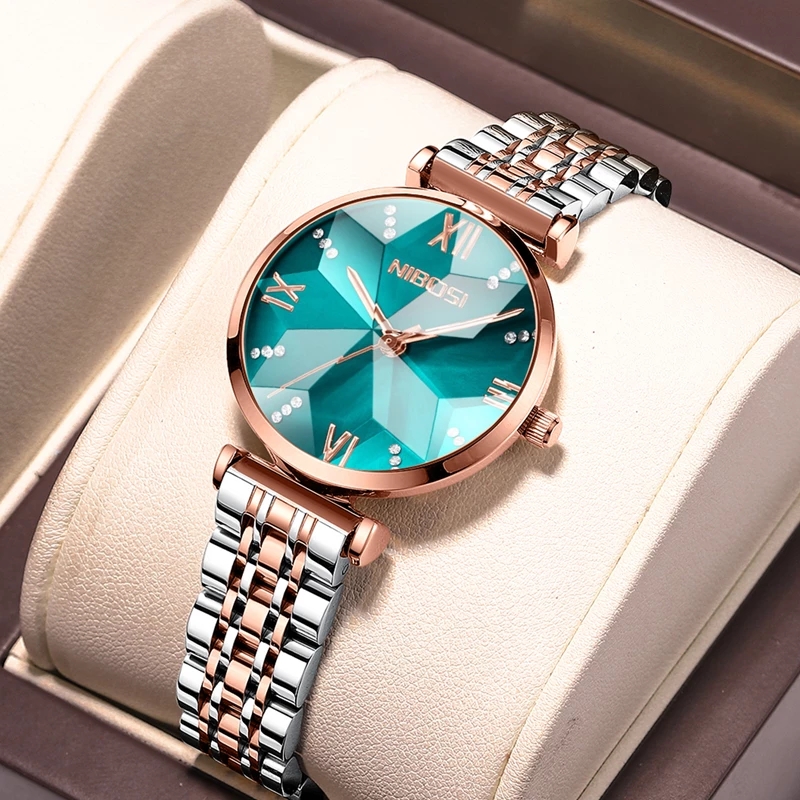 NIBOSI แฟชั่น Rhombus Mirror ส - Luxury Watch Top 10 บทวิจารณ์และราคา