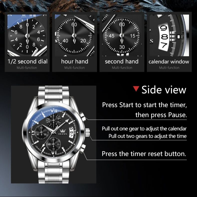 นาฬิกา OLEVS 2987 ของแท้ นาฬิก - Luxury Watch Maker บทวิจารณ์และราคา
