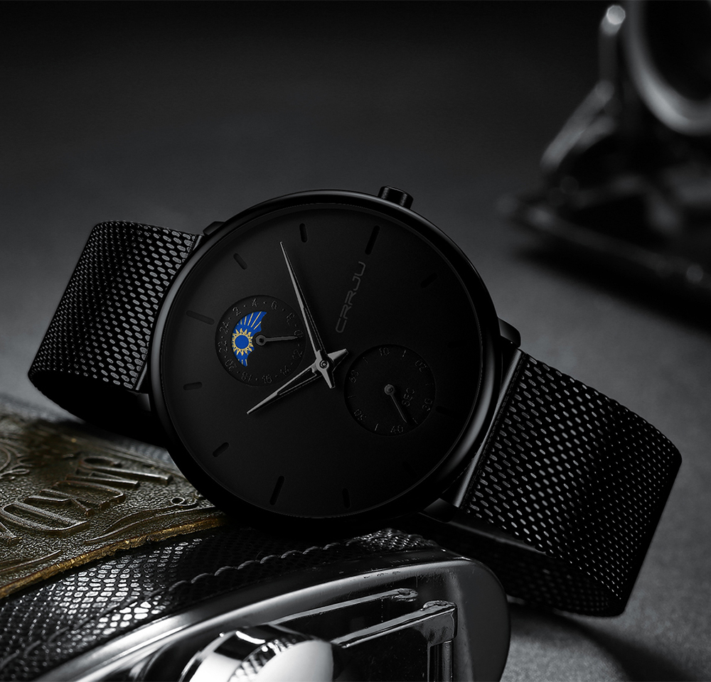 CRRJU นาฬิกาข้อมือผู้ชายสุดหรู - Luxury Watch Top 10 บทวิจารณ์และราคา