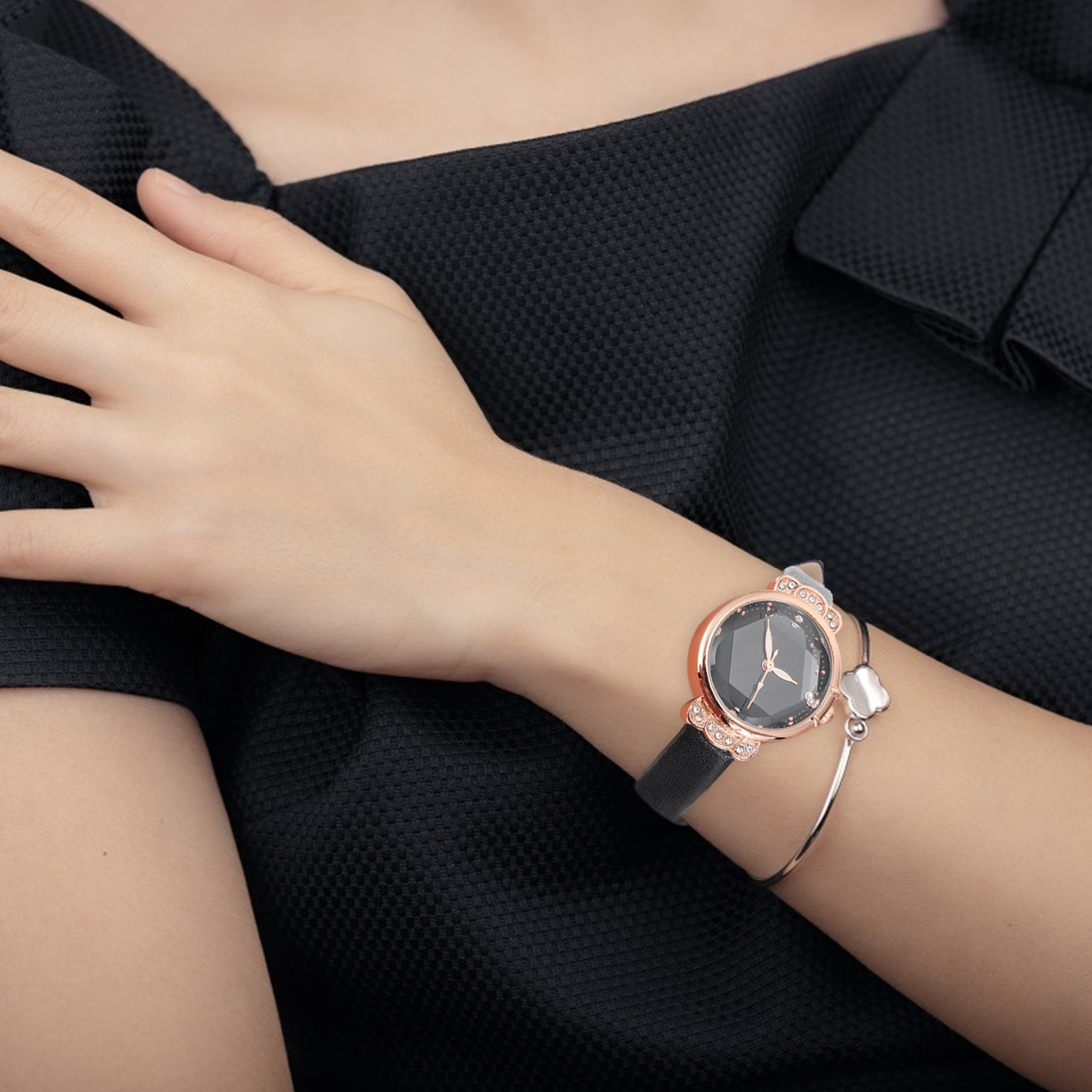 นาฬิกาข้อมือผู้หญิงประดับเพชรเ - Luxury Watch Gift For Her บทวิจารณ์และราคา