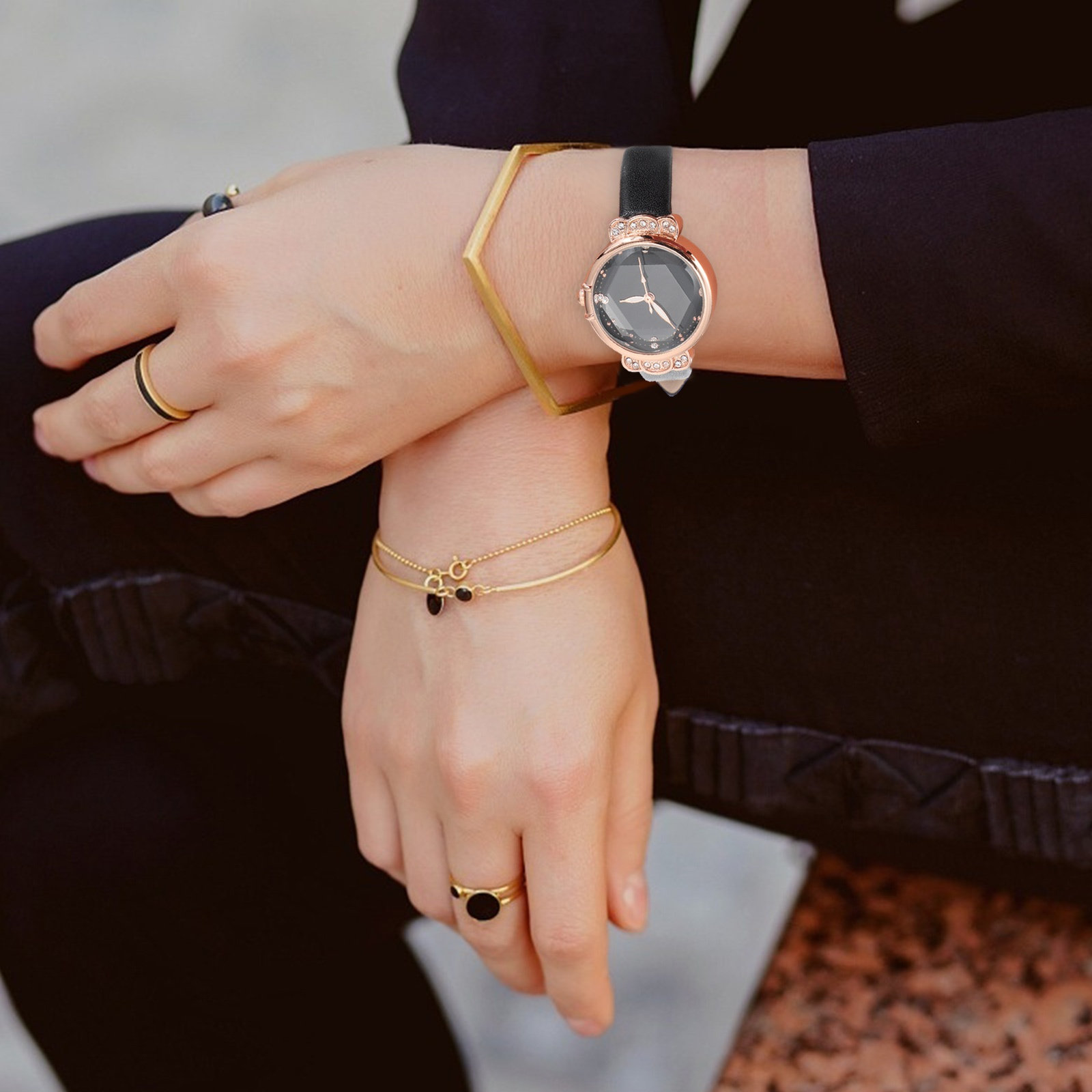 นาฬิกาข้อมือผู้หญิงประดับเพชรเ - Luxury Watch Gift For Her บทวิจารณ์และราคา