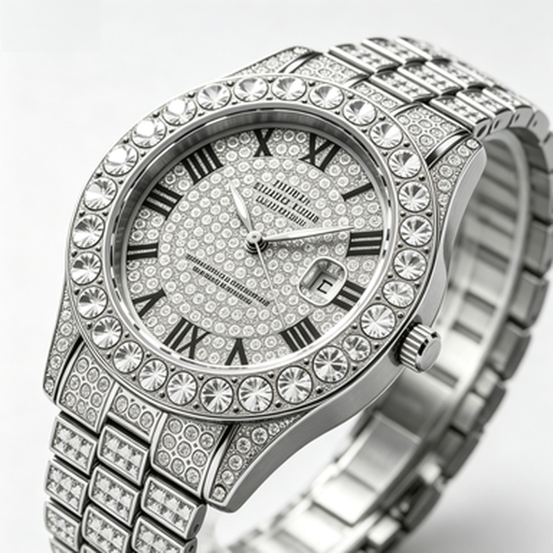 นาฬิกาควอตซ์หรูหราประดับเพชรทอ - Luxury Watch Iceberg บทวิจารณ์และราคา