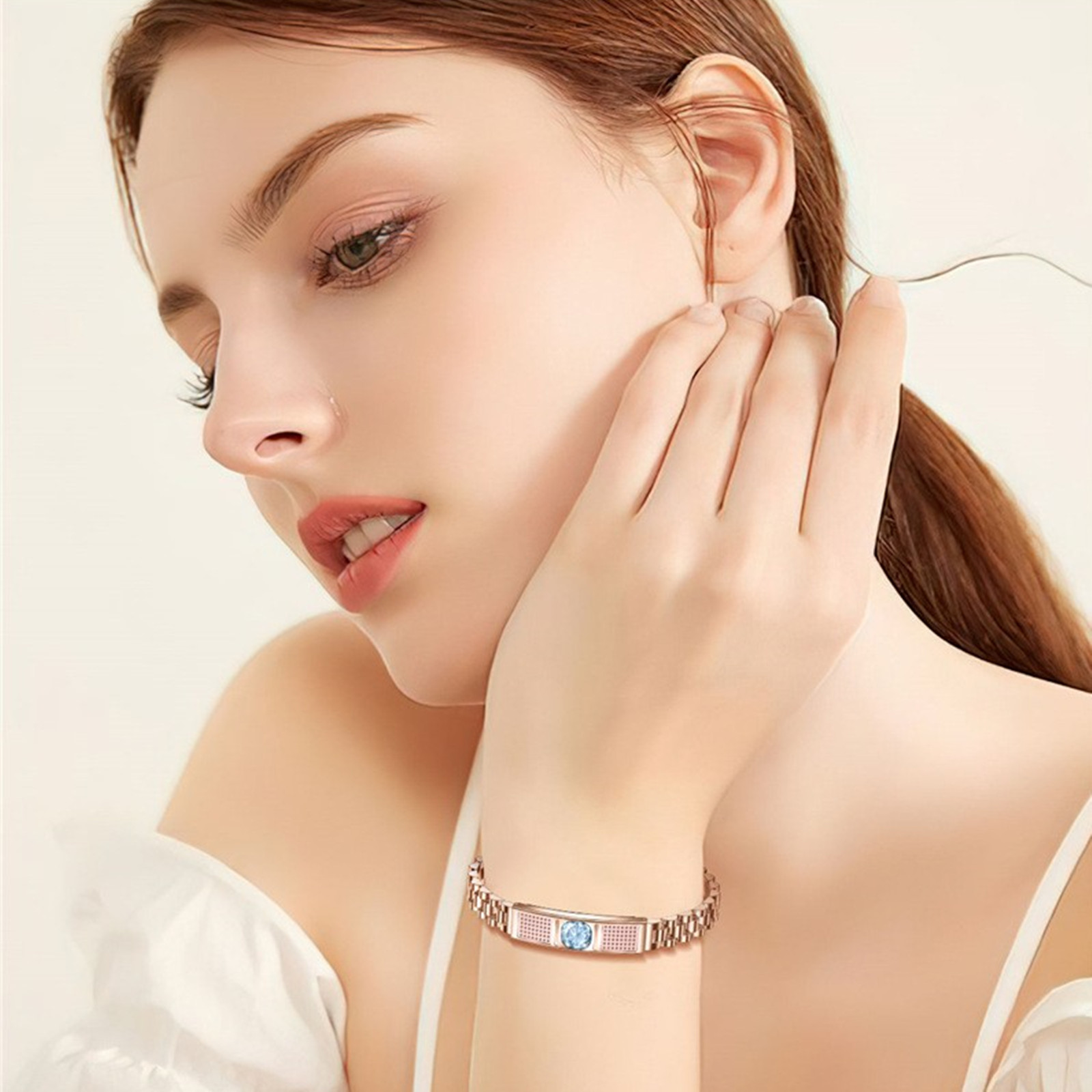 สร้อยข้อมือสมาร์ทหรูหราสำหรับผ - Luxury Watch Gift For Her บทวิจารณ์และราคา