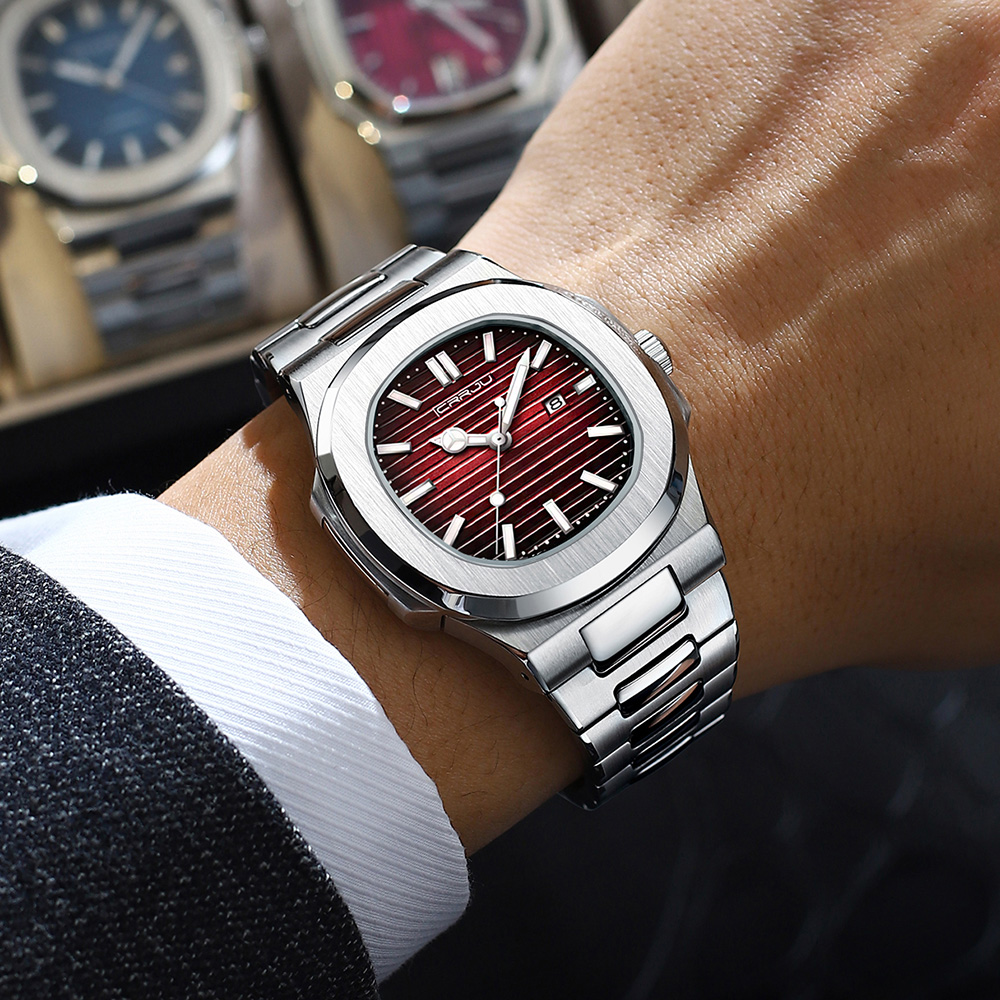 CRRJU แบรนด์หรูนาฬิกาผู้ชายกีฬ - Luxury Watch Top 10 บทวิจารณ์และราคา
