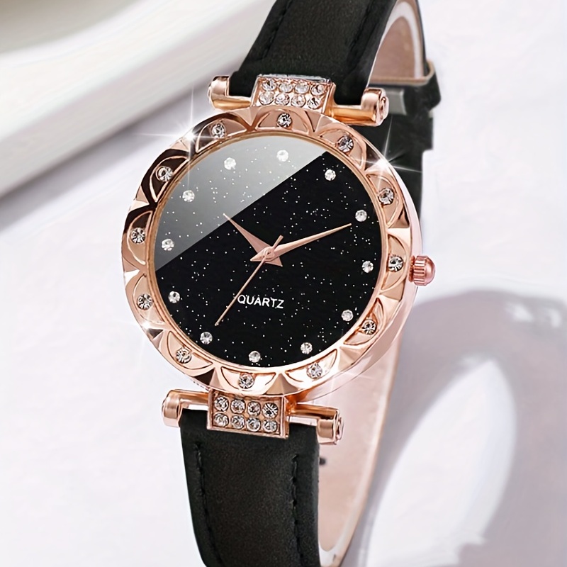 นาฬิกาควอตซ์แฟชั่นลายดาวหรูหรา - Luxury Watch Gift For Her บทวิจารณ์และราคา