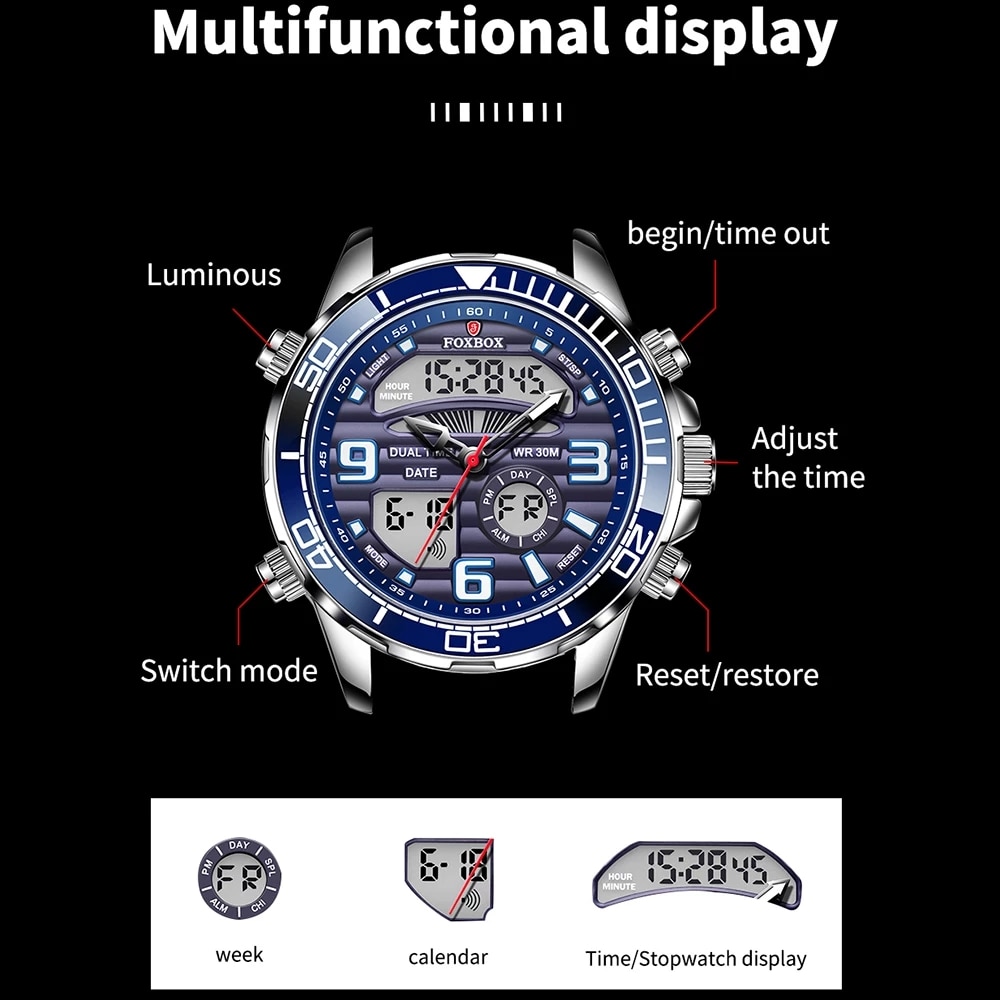2024นาฬิกาดิจิตอลสำหรับผู้ชายแ - Luxury Watch Maker บทวิจารณ์และราคา