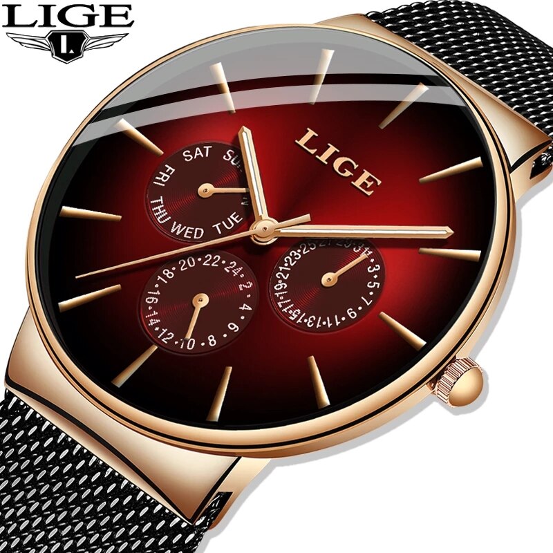 Lige นาฬิกาแฟชั่นสำหรับผู้ชาย, - Luxury Watch Top 10 บทวิจารณ์และราคา